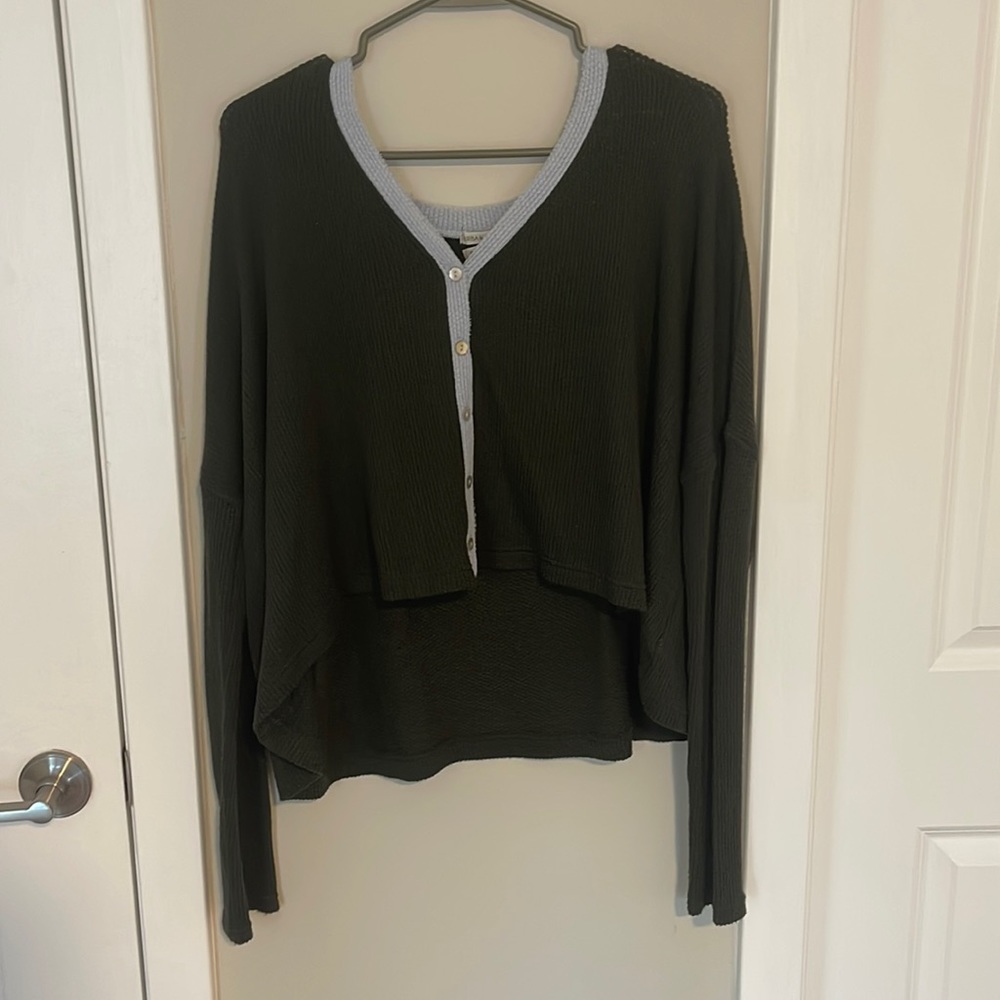 Green Blouse from Urban Outfitters